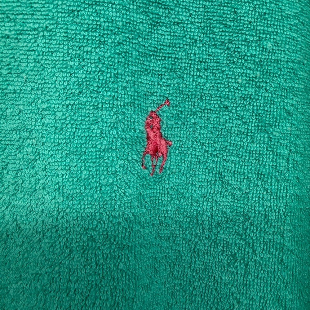 Vintage Ralph Lauren Midi Dress Cover Up Medium Terry Cloth Made in USA Beachy - Picture 5 of 10